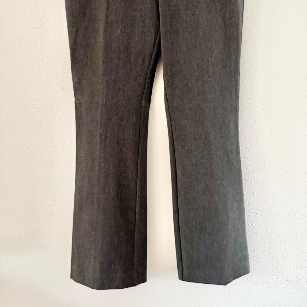 NY&Co Petite Grey Slim Stretch Mid-Rise Ankle Trouser Pants Women's sz 8 Medium - Picture 3 of 6